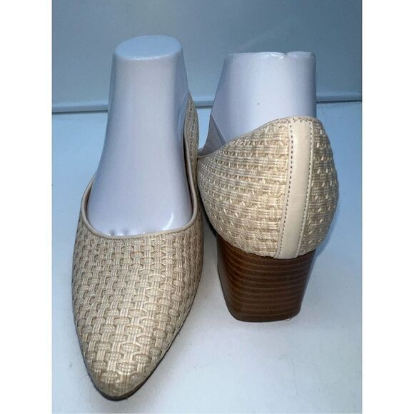 Aquatalia Pasha Woven Raffia Style‎ Pump - Picture 5 of 14